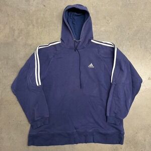Vintage lightly‎ faded boxy adidas hoodie